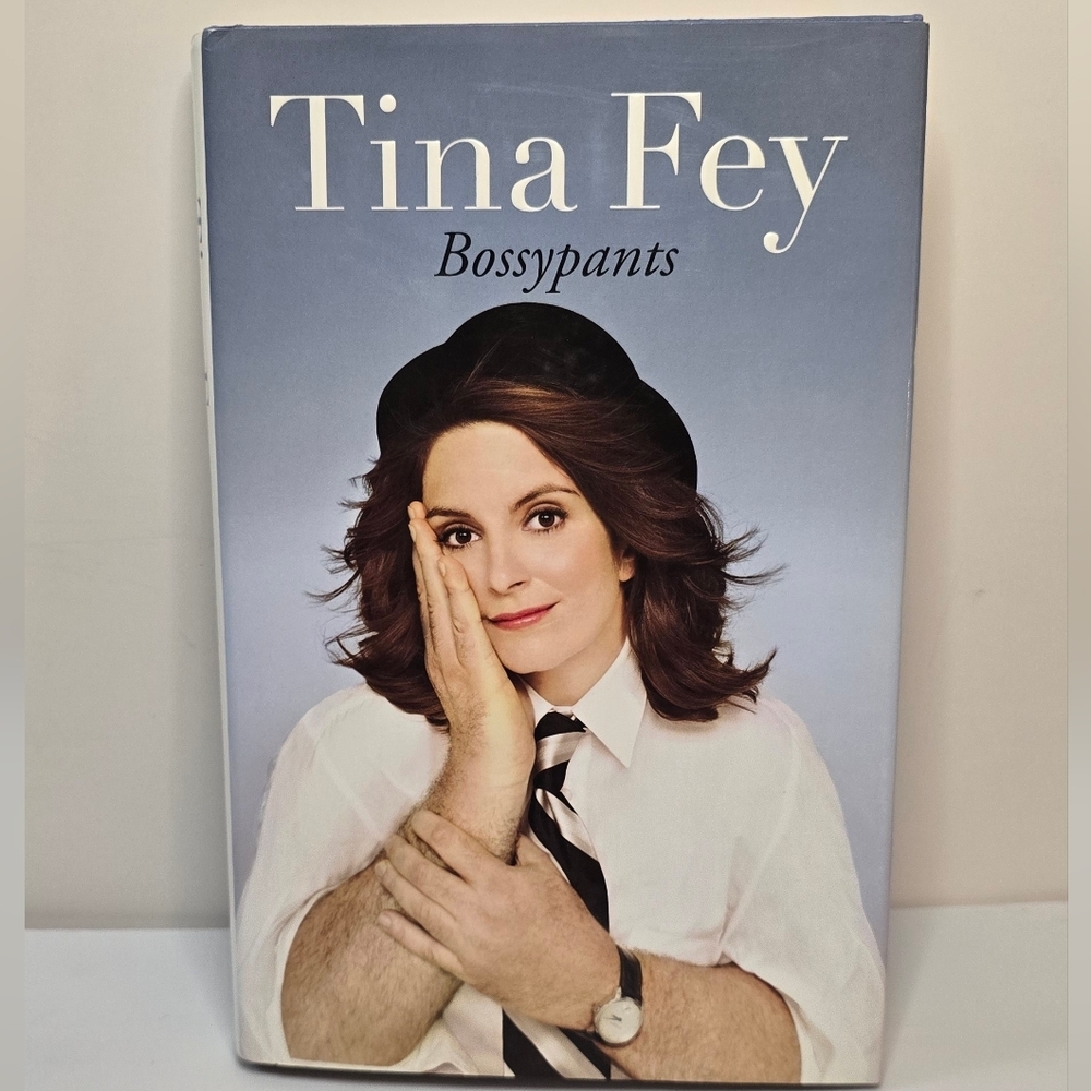 Tina Fey 'Bossypants' Book - Blue Cover